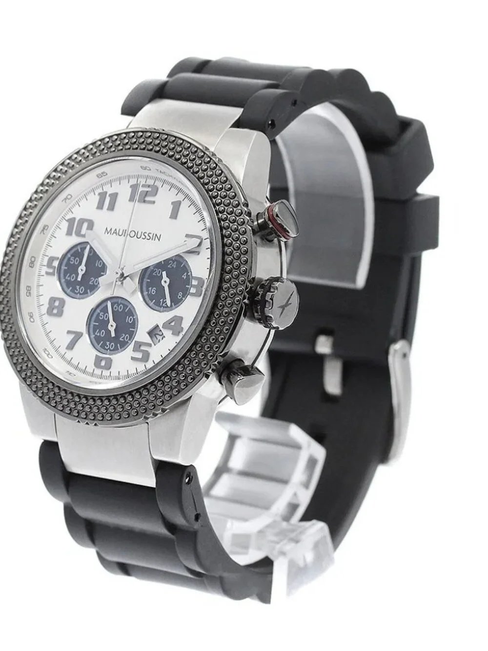 MAUBOUSSIN First Day Watch FD011/9192300-557C white Dial Quartz Men's_967685